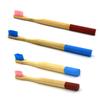 ORFOFE Bamboo Toothbrush Sensitive Gums Natural Bristles Travel Round Handle Reusable Biodegradable for Adults view 1