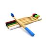 ORFOFE Bamboo Toothbrush Sensitive Gums Natural Bristles Travel Round Handle Reusable Biodegradable for Adults view 2