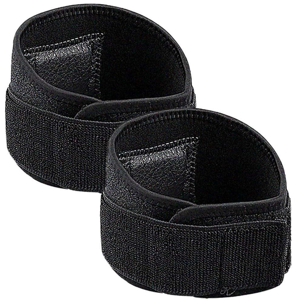 IWOWHERO 2pcs Adjustable Knee Brace Strap for Sports Compression Support for Patellar Stabilization Knee Protector Strap for Running and Fitness Black