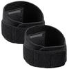 IWOWHERO 2pcs Adjustable Knee Brace Strap for Sports Compression Support for Patellar Stabilization Knee Protector Strap for Running and Fitness Black view 1