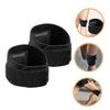 IWOWHERO 2pcs Adjustable Knee Brace Strap for Sports Compression Support for Patellar Stabilization Knee Protector Strap for Running and Fitness Black view 4
