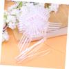 COHEALI 10pcs Yarn Pull Bows for Wedding Large Snow Yarn Handmade Decorative Pull Bows White view 4