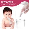 SOFYFINE 120 PCS Baby Tongue Cleaner for Newborn, Oral Finger Dry Wipes for Infant, Disposable Toddler Mouth Toothbrush for 0-24 Months view 2