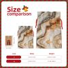 AKDODK Marble Mixed Print Personalized Christmas Gift Bags,Holiday Drawstring Gift Bags For Xmas Presents Party Favor view 4