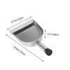 COOLHIYA Ergonomic Handle Desktop Dustpan Heavy Duty Broom Handheld Cleaning Shovel Portable Trash Shovel Office Garbage view 2