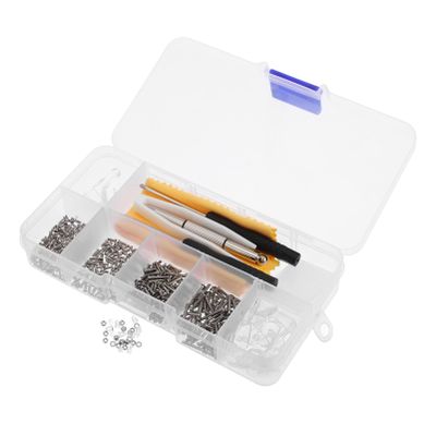 COOLHIYA Eyeglasses Repair Kit Screws and Nuts Tool for Quick Repairs of Glasses and Sunglasses Convenient and Compact Eyewear Maintenance