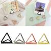 Stylish Name Card Holders For Anniversary Party Wedding Party Name Card Holder Triangle Shape Place Setting Holder view 2