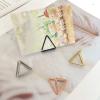 Stylish Name Card Holders For Anniversary Party Wedding Party Name Card Holder Triangle Shape Place Setting Holder view 3