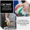 OK TAPE 8 Rolls Athletic Tape, 0.3 Inch Finger Tape for BJJ, Boxing, Climbing, Football, Pro Jiu Jitsu Sports Tape | Add Grip & Protect Fingers and Toes (0.3" x 45 Ft, Black) view 4