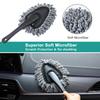 2 Pcs Super Soft Microfiber Duster Brush, Car Dash Cleaner, Cleaning Brush, Dusting Tool, Cleaning Tools for Car Cleaning, Home Kitchen, Computer view 3