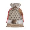 NONHAI Christmas Gift Bags Drawstring Wrapping Bags Headboard Backdrop Xmas Goodie Bags Christmas Burlap Treat Bags for Christmas Presents Holiday Party Supplies Favors Bag view 1
