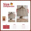 NONHAI Christmas Gift Bags Drawstring Wrapping Bags Headboard Backdrop Xmas Goodie Bags Christmas Burlap Treat Bags for Christmas Presents Holiday Party Supplies Favors Bag view 2