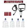 Cupping Set, Premium Cupping Therapy 19 Cups Set, Chinese Muscle Cupping Tool, ncluding Pump Handle, Extension Tube for Salon Or Home Use view 4