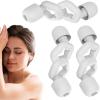 Ear Plugs for Sleeping Noise Cancelling,3 Pairs Reusable Hearing Protection Soft Silicone Ear Plugs for Noise Reduction,Sleep Ear Plugs for Travel Snoring Work Focus Concerts view 4