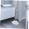 COLLBATH 3pcs Cotton Mop String Head Replacement Mop Refill Dust Practical for Hardwood view 2