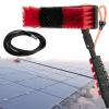 Solar Panel Cleaning Brush with Extension Pole, 3.6-12m Window Cleaning Pole, Water Fed Telescopic Brush Kit, Extendable Cleaner Conservatory Roof Photovoltaic,55cmbrush-18FT/5. view 1