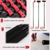 Solar Panel Cleaning Brush with Extension Pole, 3.6-12m Window Cleaning Pole, Water Fed Telescopic Brush Kit, Extendable Cleaner Conservatory Roof Photovoltaic,55cmbrush-18FT/5. view 4