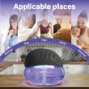 Air Aroma Diffuser - Colorful Night Light and Soothing Water Flow Sound - Suitable for Children, Pets and Smokers - Suitable for Home, Office - 3 x 10 ml Essential Oil Aroma Freshener - Black view 4