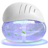 Air Aroma Diffuser - Colorful night light and soothing water flow sound - Suitable for children, pets and smokers - Suitable for home, office - 3 x 10 ml Essential Oil Aroma Freshener - White view 1