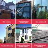 Telescopic Rod Cleaning Brush 3-11m Window Cleaning Pole,Water Fed Telescopic Brush,Extendable Cleaner Conservatory Roof,Cleaning Photovoltaic and Solar Panels (Size : 5./18FT) view 2