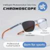 Sport Intelligent Photochromic Progressive Bifocal Presbyopia Glasses, Chromoscope. Reading Glasses, Unisex Reading Glasses (2b,1.0x) view 3