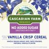 Cascadian Farm Organic Vanilla Crisp Cereal, No Added Sugar, 12 oz view 3