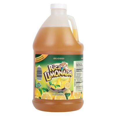 Rica Limonada Drink Mix - 64 Fluid Ounce Concentrate - Makes 3 Gallons - Aguas Frescas