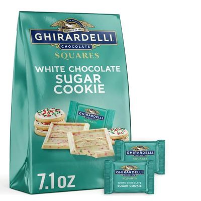 Ghirardelli Chocolate Squares White Chocolate Sugar Cookie 7.1oz bag