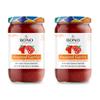 Bono Authentic Italian Pasta Sauce | Made in Tuscany with 100% Italian Tomatoes | No Artificial Colors, No Sugar Added, 24 oz (Pack of 2) (Roasted Garlic) view 1