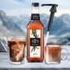 1883 French Vanilla Coffee Syrup with Pump - 1 Liter 33.8 Ounces view 2