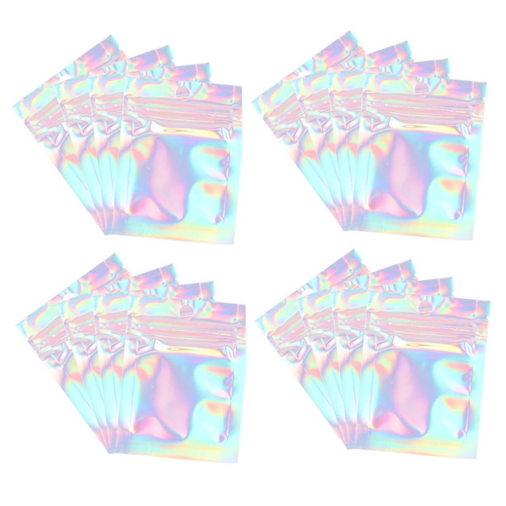 Anneome Self-sealing Bags 75pcs Seal-sealing Wrapping Bag for Food Storage -free Reusable Waterproof Easy-tear Perfect for Candy Cookies