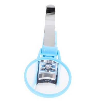 Gogogmee Stainless Steel Nail Scissors Magnifier Fingernail Cutters Magnifying Glass for Seniors Home Travel Nail Care