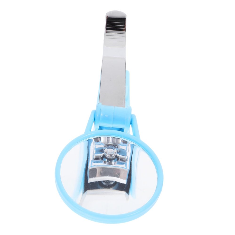 Gogogmee Stainless Steel Nail Scissors Magnifier Fingernail Cutters Magnifying Glass for Seniors Home Travel Nail Care