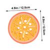 FOYTOKI Wash Sponge Fruit-Shaped Cleaning Sponge for Dishwashing and Kitchen Use Strong Decontamination Eraser Brush Orange Color for Kitchenware and Furniture Cleaning view 2