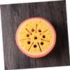 FOYTOKI Wash Sponge Fruit-Shaped Cleaning Sponge for Dishwashing and Kitchen Use Strong Decontamination Eraser Brush Orange Color for Kitchenware and Furniture Cleaning view 3