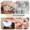 Electric Nail Clipper, Automatic Nail Clipper, 2-Speed Adjustable, USB Rechargeable Safe Automatic Baby Electric Nail Trimmer, Suitable for Babies, Children, Adults and The Elderly view 2