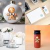 8pcs Blue Icing Christmas Gingerbread Cookies UV DTF Cup Stickers, Waterproof Sticker Pack for Decorating Mugs, Cups,DIY Art Supplies view 4