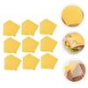 Unomor 100pcs Yellow Plaid Kraft Paper Sandwich Bags Grease-resistant Wrapping Paper for Cafes view 4