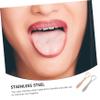 Anneome 6pcs Quality Material Tongue Scraping Tool Multi-functional Tongue Cleaner for Home Use Comfortable Grip view 4