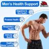 Probiotics for Men, 500 Billion CFU & 12 Mens Probiotic for Digestive Health + 4 Organic Prebiotic Fiber, for Digestive, Gut, Immune Health, Bloating, Gas, Energy Support, Shelf Stable - 120 Capsules view 3