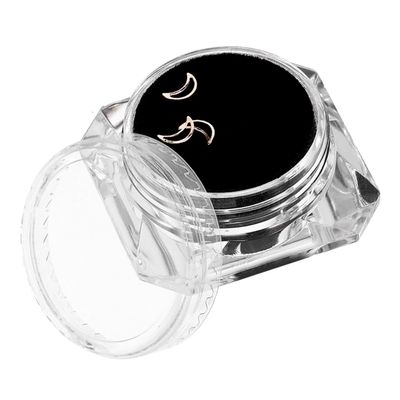 Holibanna Teeth Rhinestone Decor 3Pcs/Box Moon-Shaped Tooth Jewelry for DIY Smile Styling Shiny Dental Decor for Personalized Looks