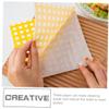 PRETYZOOM 100pcs Fried Food Packaging Papers Yellow Checkered Sandwich Wraps Grease Resistant Food Wrap for Restaurants Cafes and Home Use Chic Decorative Design for Stylish Presentation view 2