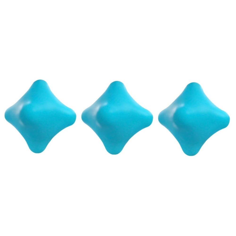 FOYTOKI 3pcs Neck Foot Massage Ball Silicone Manual Massager Body Trigger Point Therapy Tool