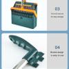 JBNCRYGD Broom and Dustpan Set with Combo dust pan Holder Closet Wall Hanging Vacuum vacbroom Brush Cleaning Supplies for Housekeeping Home Essentials view 4