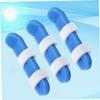 BCOATH 3pcs Protective Finger Splint Sleeve Durable Fracture Support Brace for Finger Immobilization Alleviates Swelling and Pain Breathable Design Fits All view 3