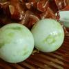 BCOATH 2pcs Natural Jade Fitness Handballs for Elderly Care Massage Solid Balls for Hand Exercise and Stress Relief Grain Random view 3