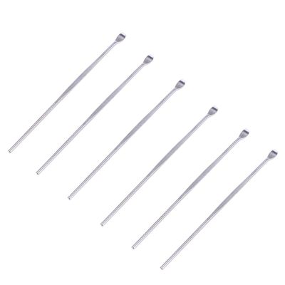 BCOATH 6pcs Set Cleaner Tool Stainless Steel Ear Spoon Ergonomic for Household