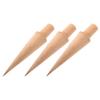 FELTECHELECTR Ice Cream Cone Molds 3pcs Wood Molding Set Egg Cone Roller for Homemade Treats Easy to Use view 1