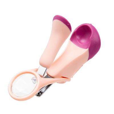HAPINARY Baby Nail Trimmer Safe Secure Fingernail Scissors Magnifier Nail Clipper for Boys and Girls Comfortable Handle