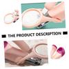 HAPINARY Baby Nail Trimmer Safe Secure Fingernail Scissors Magnifier Nail Clipper for Boys and Girls Comfortable Handle view 4